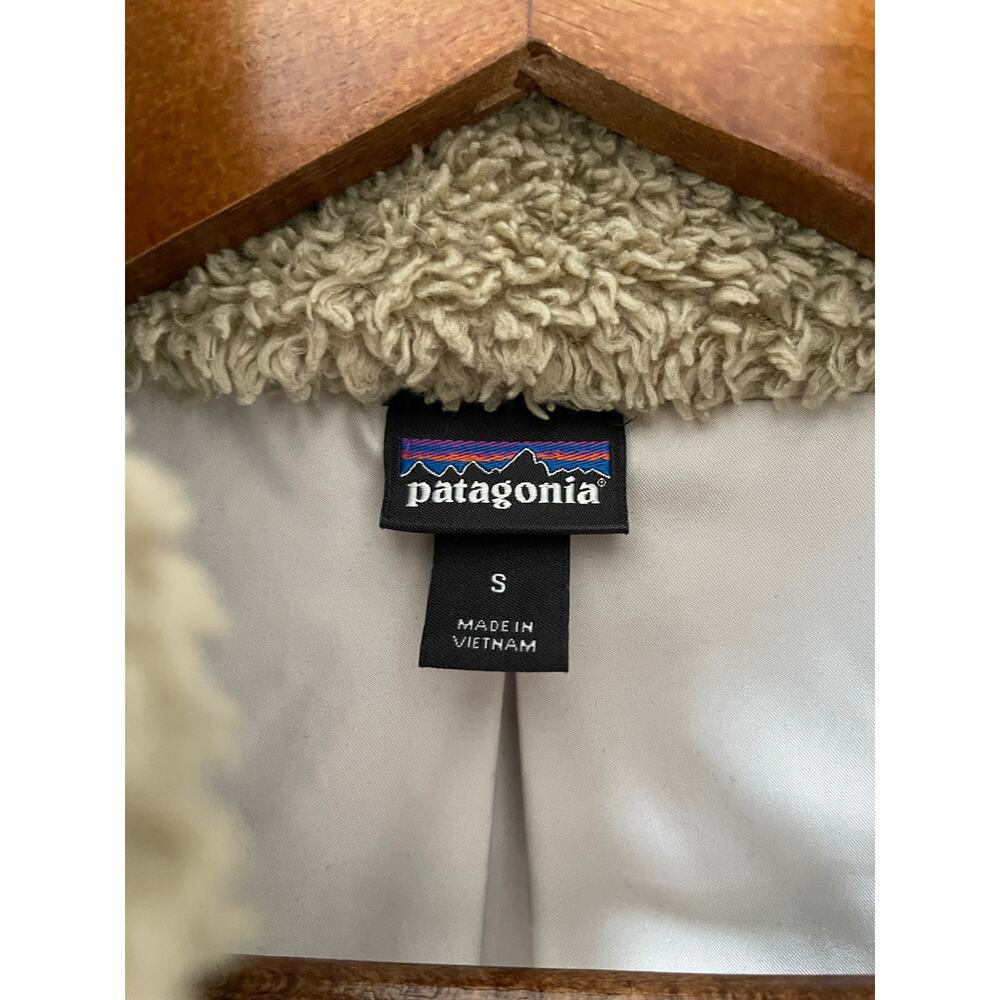 Patagonia Women's Los Gatos Fleece Vest Tan Cream size S - Picture 6 of 13